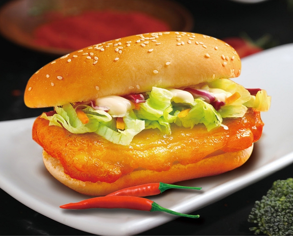 奥尔良汉堡腿肉