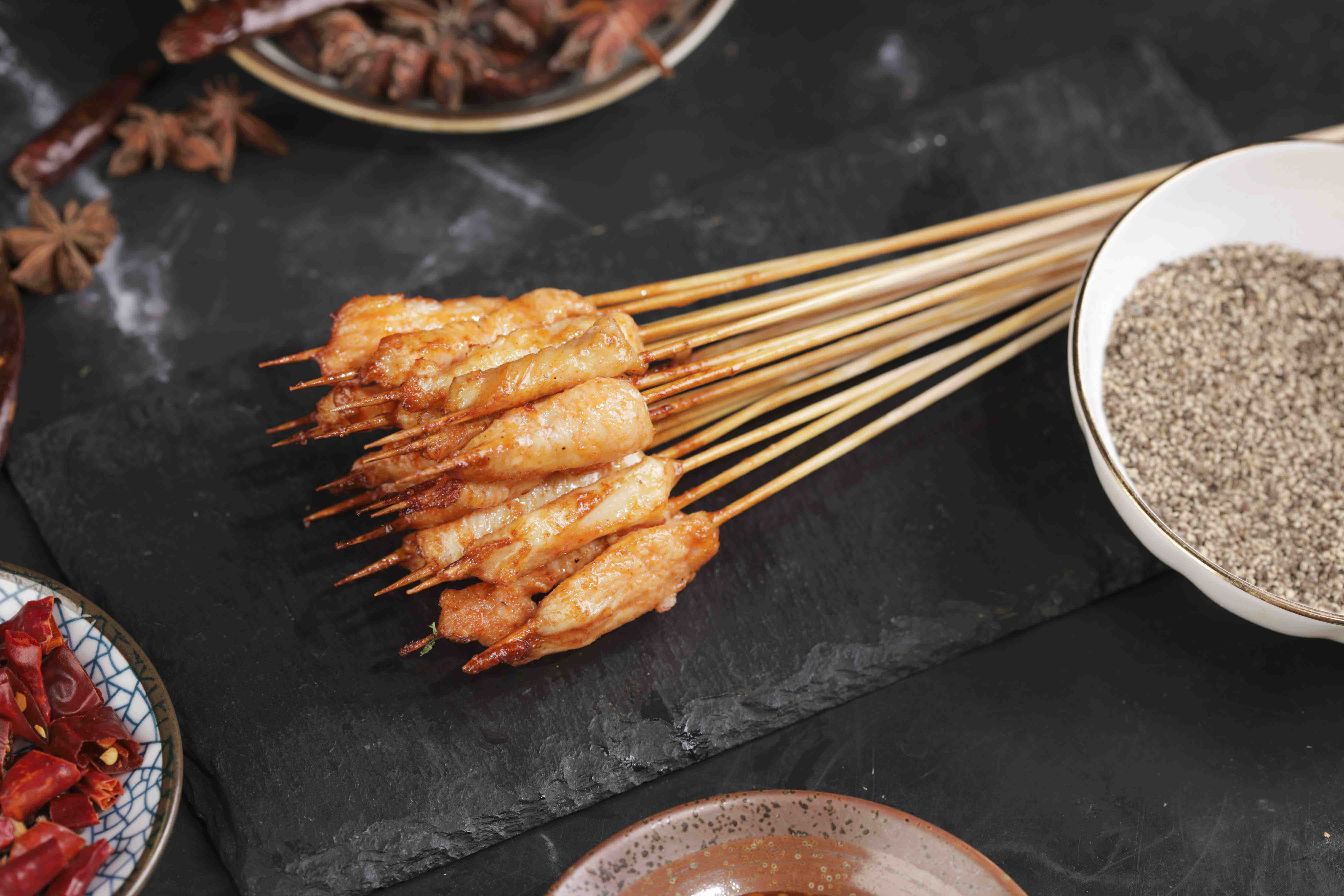 风味鸡肉串